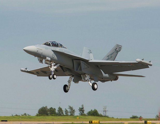 The US Navy and Boeing in late 2019 flew two autonomously controlled EA-18G Growlers as unmanned aerial systems while using a third Growler as a mission controller. Each aircraft had two pilots to perform take off and landing. (Boeing)