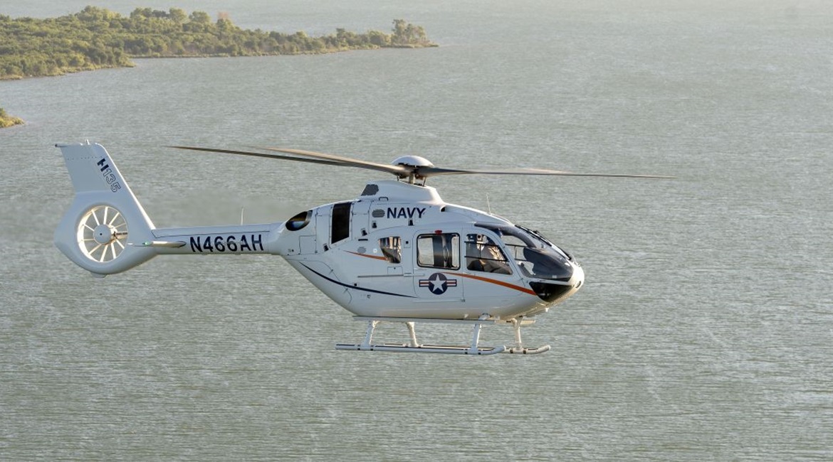 Airbus Helicopters is protesting the US Navy's selection of Leonardo for the service's new trainer aircraft. Airbus offered its H135.
