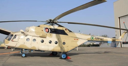 The Nigerian Air Force has received the first of two Mi-171E multi-purpose helicopters.