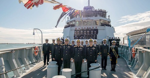 The PN commissioned PNS 
        
        , the first of two 2,300 tonne corvettes ordered from Dutch shipbuilder Damen, at a ceremony held on 13 February at Constanta Port in Romania.