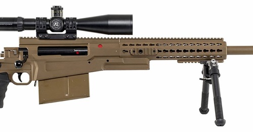 AI's new AX 50 ELR multicalibre sniper rifle.