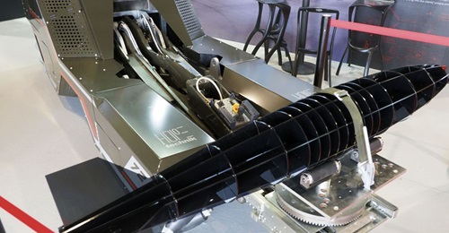 Homegrown technology developer HOPE Technik unveiled its Compact Loader for Aircraft Weapons at the Singapore Airshow 2020 exhibition.