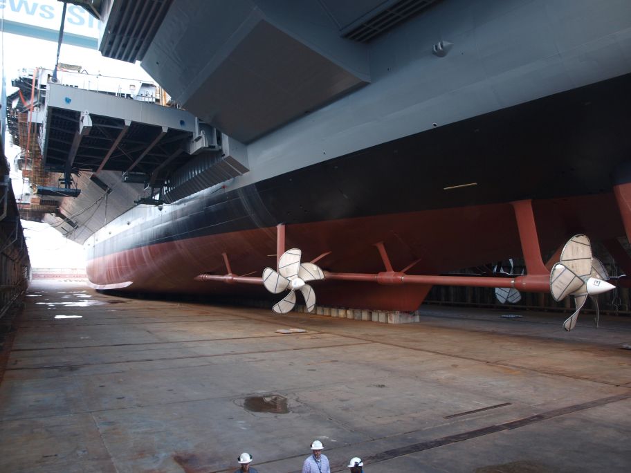 Carrier
John F. Kennedy
is about 69% complete
(Michael Fabey)