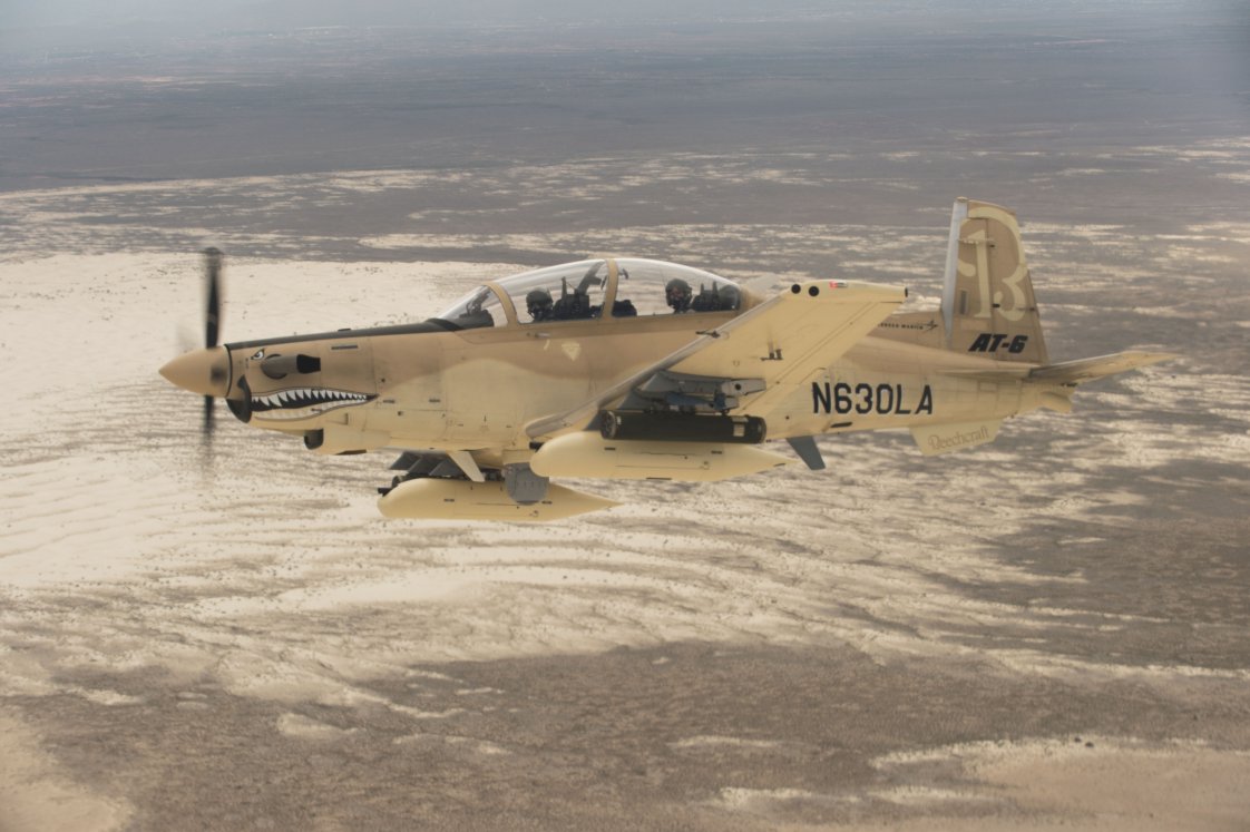 With a sale to Tunisia now approved, the AT-6 Wolverine looks set to secure its launch customer. (US Air Force)