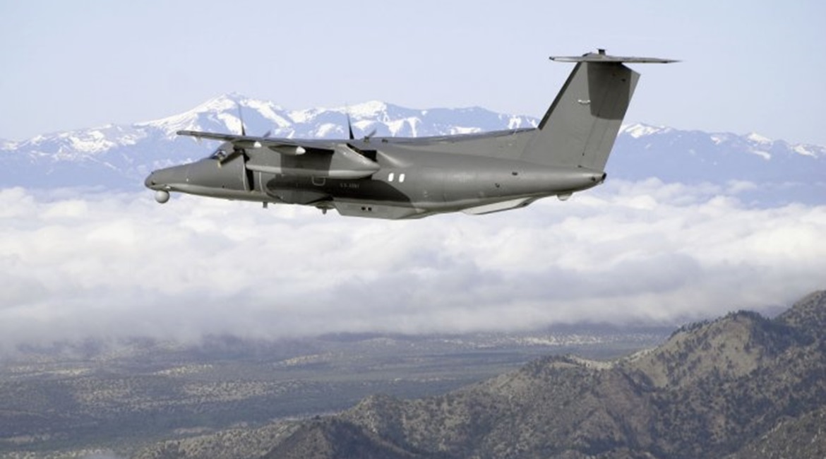 Seen here in its Radiant Falcon configuration for the US Army, the DHC-8 is becoming increasingly popular as a special mission platform.