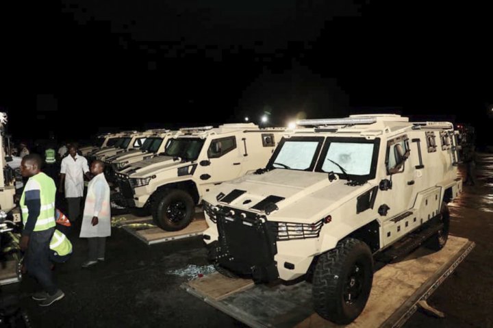 The National Police of Haiti, which received 15 TAG Terrier LT-79 APCs on 22 February, has already pressed the new vehicles into service. (Haitian Presidency)