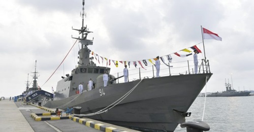 Singapore's Fearless-class patrol vessels at their decommissioning ceremony in August 2019. It is possible that a number of these retired vessels may be refurbished, and handed over to the revamped Maritime Security Task Force.