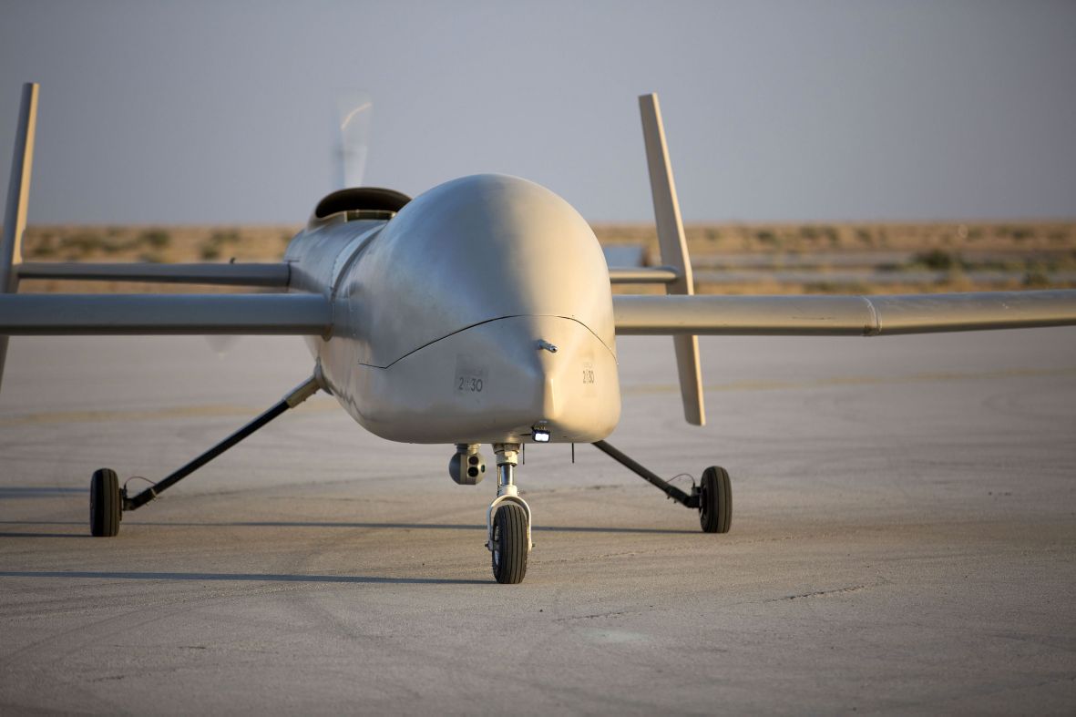 UAVOS and King Abdulaziz City for Science and Technology (KACST) in Saudi Arabia have developed the Saker-1B MALE UAV. It can fly for more than 19 hours at an altitude of up to 16,500 ft with a range of 2,600 km. (UAVOS)
