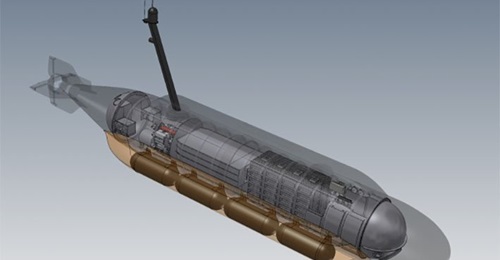 The 9 m S201 XLUUV, also known by the name Manta, is an 8.9 tonne vehicle originally developed for manned operation.