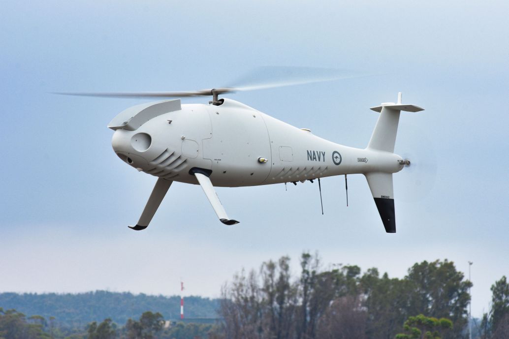 Schiebel has successfully completed acceptance tests of the new S2 heavy fuel engine that is now powering two Camcopter S-100 UAVs being trialled by the Royal Australian Navy.  (Schiebel)