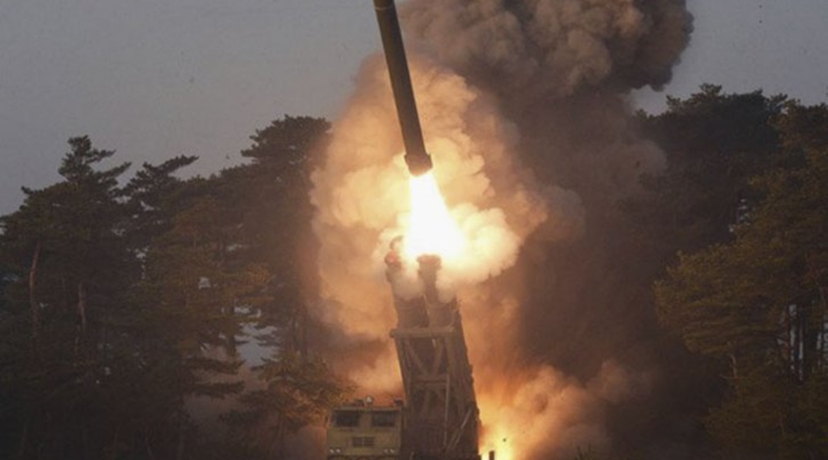 Images released by the KCNA on 10 March show that Pyongyang fired what appeared to be its 'super-large MRL' system the previous day as part of another firing drill of KPA long-range artillery sub-units.