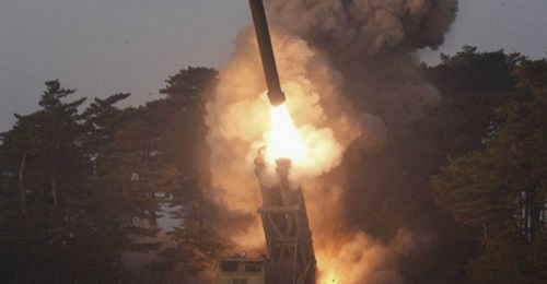 Images released by the KCNA on 10 March show that Pyongyang fired what appeared to be its 'super-large MRL' system the previous day as part of another firing drill of KPA long-range artillery sub-units.