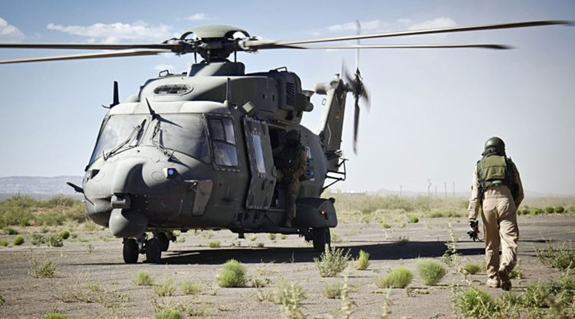 A German Army NH90 operating in Afghanistan. The service is to form a new helicopter command to streamline the decision-making process of the recently formed DSK Rapid Forces Division.