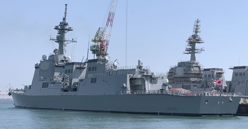 The JMSDF commissioned the first of two Maya (Improved Atago)-class destroyers on 19 March in a ceremony held in Yokohama, Kanagawa Prefecture.