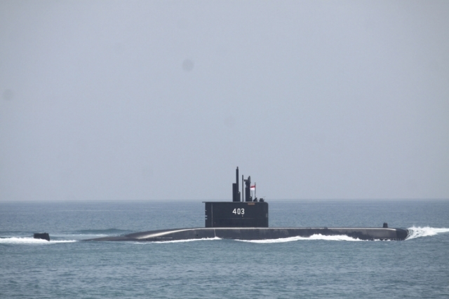 
        Indonesia has signed for a second batch of Type 209/1400-class submarines, similar to KRI
        Nagapasa
        (pictured), but is now re-considering the decision.
       (Irawan/NurPhoto via Getty Images)