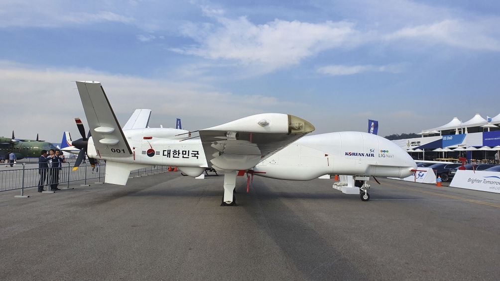 KAL’s KUS-FS prototype was unveiled to the public at the ADEX 2019 exhibition. The type has been selected to be the future Mid-Altitude UAV for the South Korean air force and army. (Dae Young Kim)
