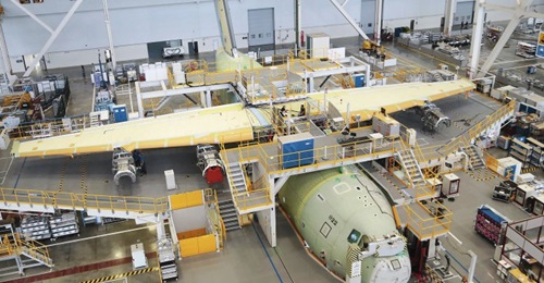 Airbus' facility in Seville is one of a number that have effectively been closed down until 9 April, as the Spanish government continues in its efforts to combat the coronavirus