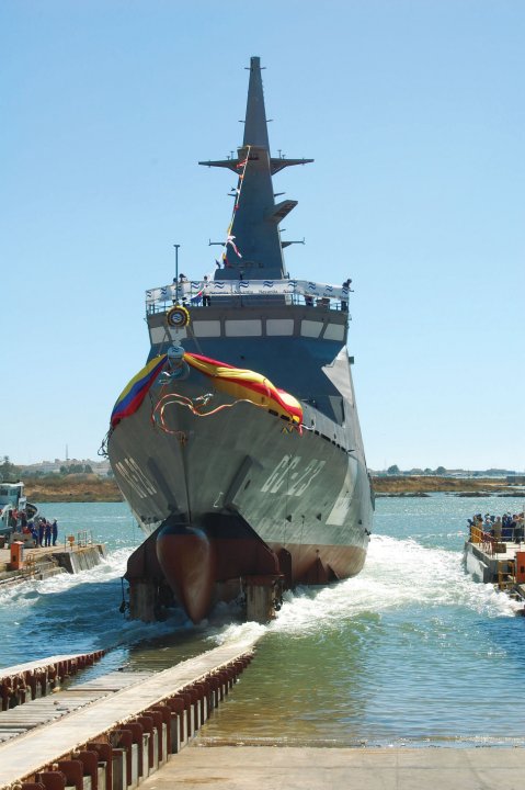 Naiguata
        during its launch ceremony in June 2009.
       (Navantia)