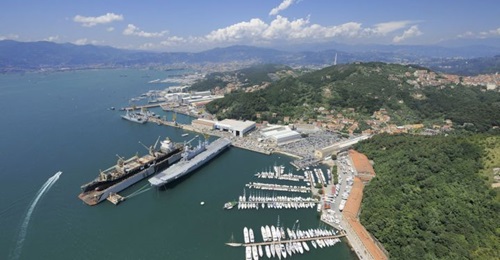 Fincantieri's Muggiano naval shipyard in Italy.