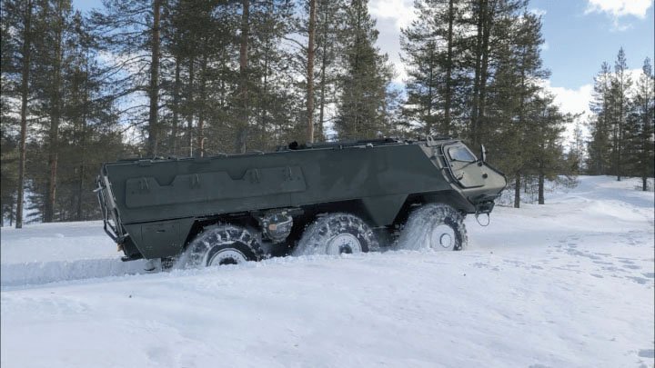 Patria is offering a 6x6 platform for the joint armoured vehicle development programme between Finland, Latvia, and Estonia. (Patria)