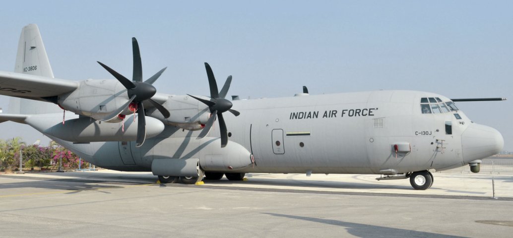 The growth in Indian defence exports is attributed mainly to the private sector and Indian companies such as Tata, which co-operates with Lockheed Martin on producing structures for the US corporation’s C-130J aircraft (pictured). (Jane’s/Patrick Allen)
