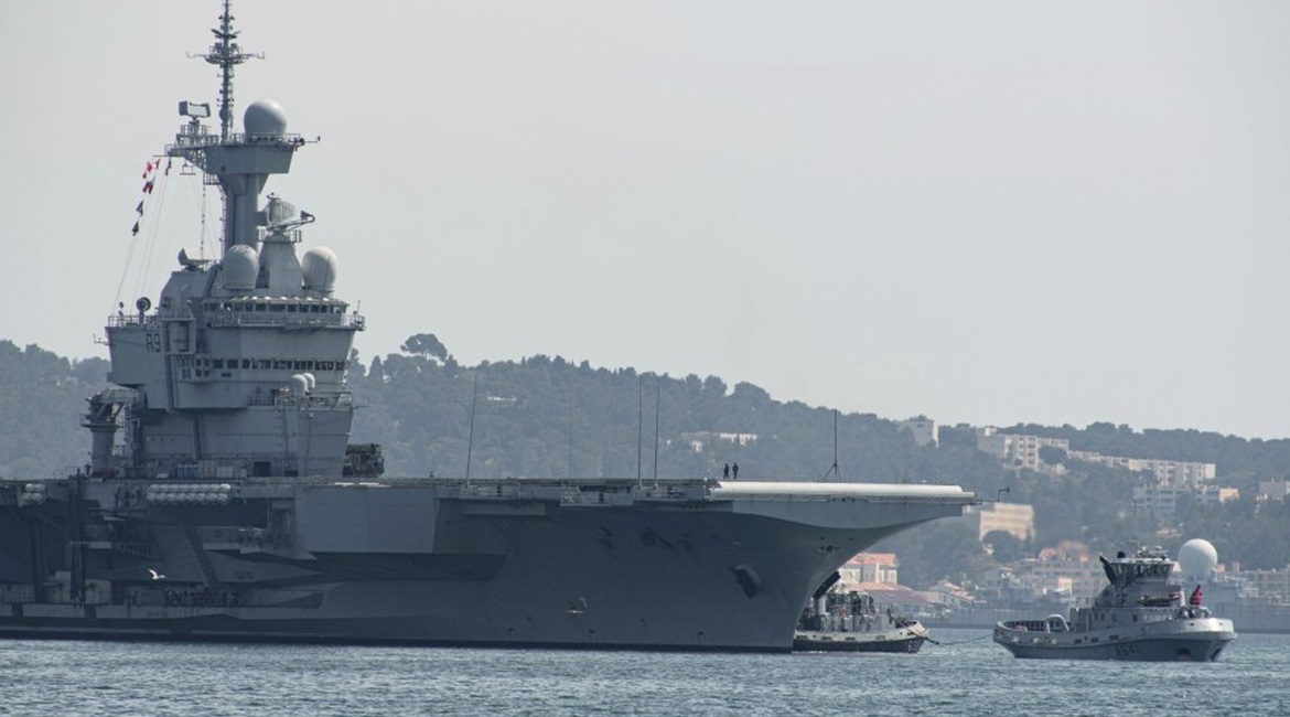The French Navy's aircraft carrier 
        
         returned to Toulon, its home port, on 12 April 2020, 10 days earlier than planned after 50 sailors on board were diagnosed with Covid-19.
