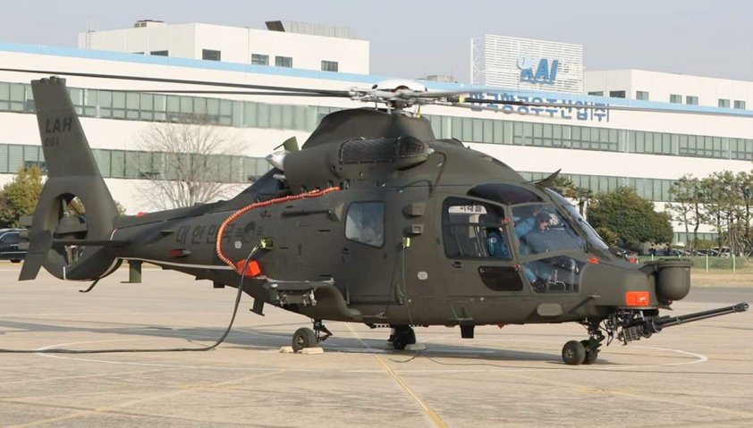 South Korea has announced a programme to support local industry in replacing imported components in key programmes such as the development of the KAI Light Armed Helicopter (pictured). (KAI)