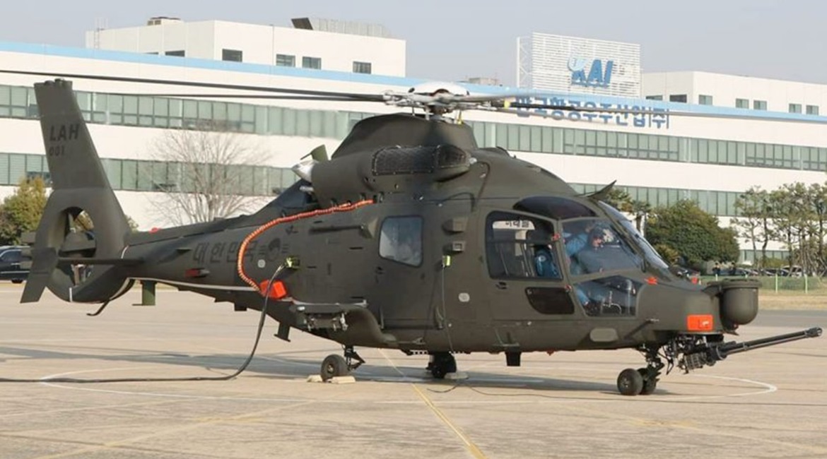 South Korea has announced a programme to support local industry in replacing imported components in key programmes such as the development of the KAI Light Armed Helicopter (pictured).