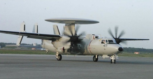 Two more Northrop Grumman E-2D Advanced Hawkeye AEW&C aircraft (similar to this one) on order for the JASDF arrived in Japan in March 2020, according to officials.
