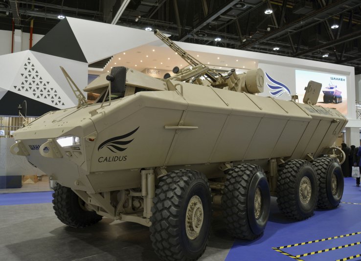 The Wahash that was unveiled during IDEX 2019. (Jane’s/Patrick Allen)