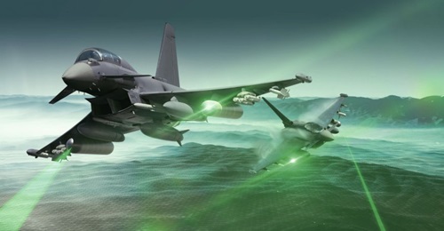 Germany's Hensoldt hopes that its Kalaetron Attack jammer will provide 'a national answer' to the Luftwaffe's luWES commitment to NATO. The system would equip either the Boeing EA-18G Growler or the Eurofighter ECR (pictured), depending on which select...