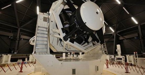 The Space Surveillance Telescope is seen here at the joint Australian-US space facility at Exmouth on Western Australia's Coral Coast.