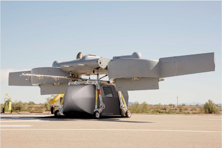 Piasecki’s Aerial Reconfigurable Embedded System (ARES) is a multimission modular unmanned tilt-wing turbine-powered VTOL platform. (Piasecki Aircraft)