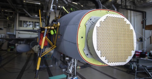 Saab is using a two-seat Gripen D for flight to test its new X-band AESA radar.