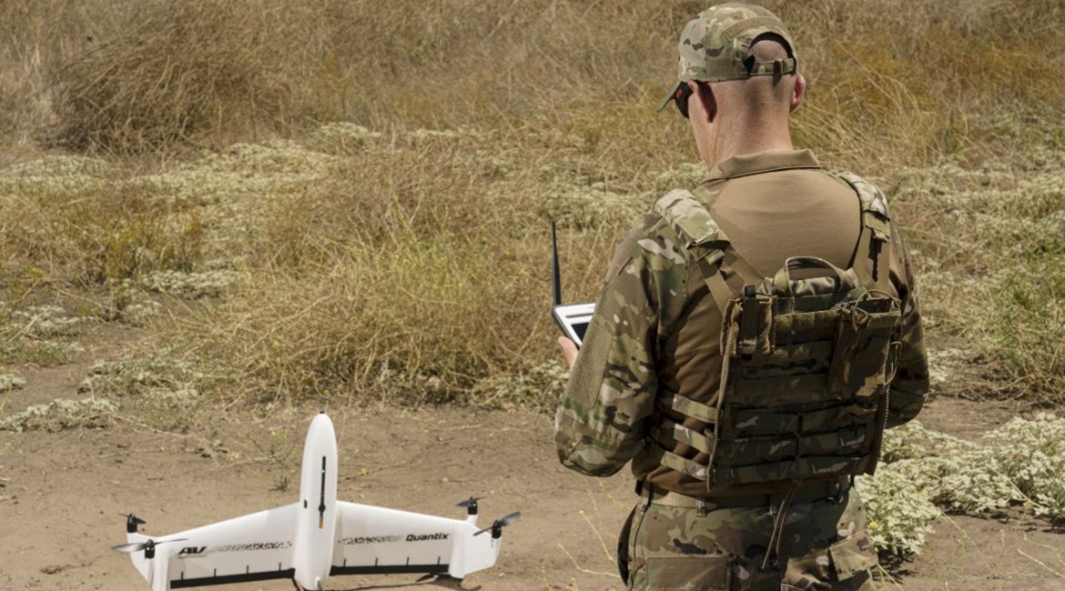 The new Quantix Recon VTOL UAV is being offered for military applications.