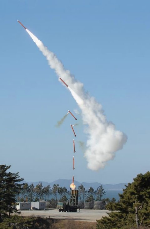 DAPA announced on 28 April that deliveries of the Cheongung Block-1 medium-range SAM system to the RoKAF have been completed.