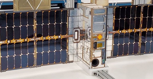 Pony Express was launched in December 2019 on a cubesat, pictured here.