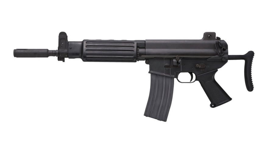 The South Korean-made K1A short-barrelled assault rifle, production of which started in 1982. (S&T Motiv)