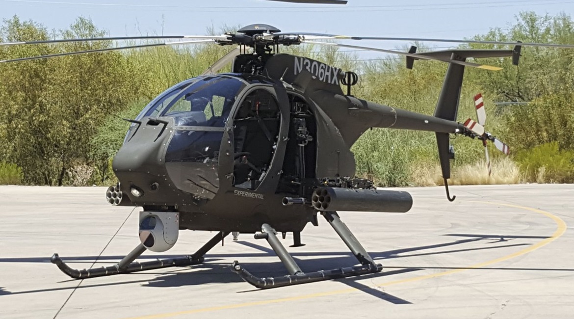 Seen prior to delivery to Saudi Arabia, the AH-6i is now also being pitched to the Philippine Army.