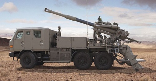 The Philippine Army is set to acquire the ATMOS 155 mm artillery system (pictured) produced by Elbit Systems.