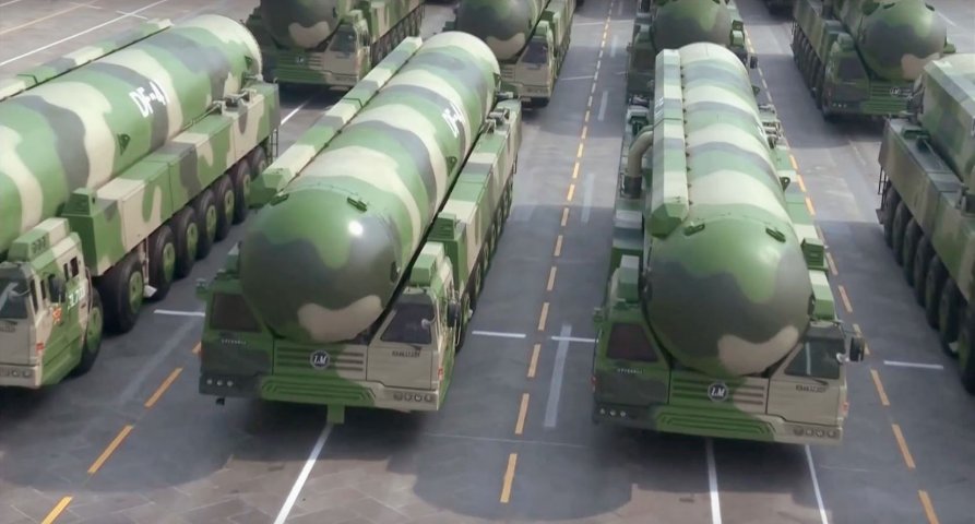 
        China displayed its DF-41 ICBM during a military parade held at Tiananmen Square in Beijing on 1 October 2019.  An opinion piece in the 
        Global Times
         newspaper advocated an increase in China’s stockpile of warheads to 1,000 and in the number of DF-41 ICBMs to 100.
      