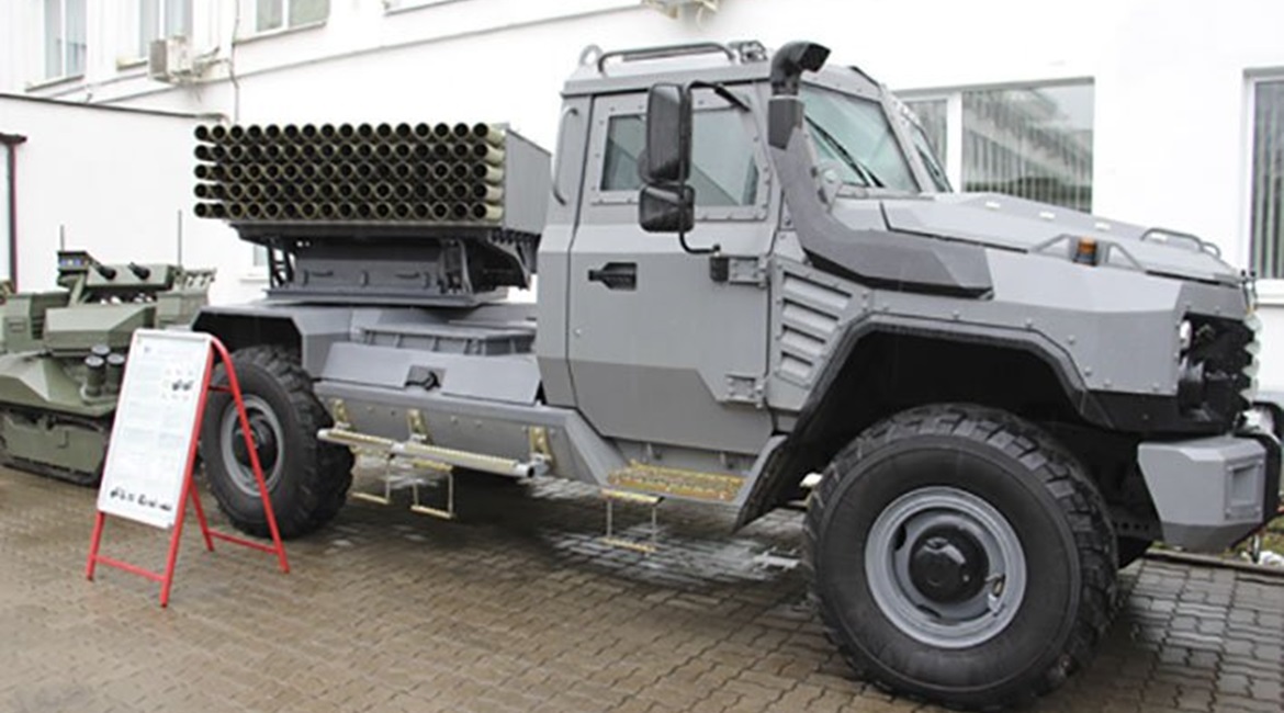 Belarus displayed its Flute MRL system to the public for the first time during the Victory Day parade on 9 May.