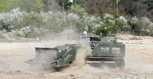 South Korea has acquired the DOK ING MV-4 mineclearing UGV.