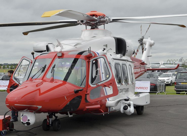 Seen here in UK coastguard service, the AW189 is the civil variant of the military AW149 and has also now been sold to Egypt.