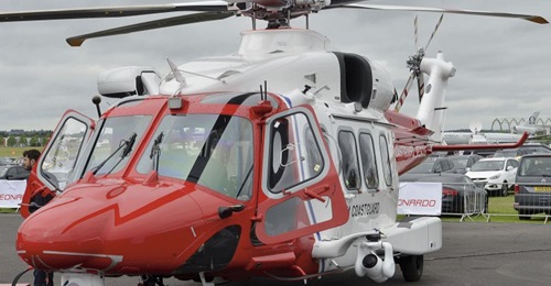 Seen here in UK coastguard service, the AW189 is the civil variant of the military AW149 and has also now been sold to Egypt.
