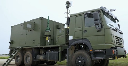 The AR500C/AV500C VTOL UAV can be controlled via a mobile ground control station.