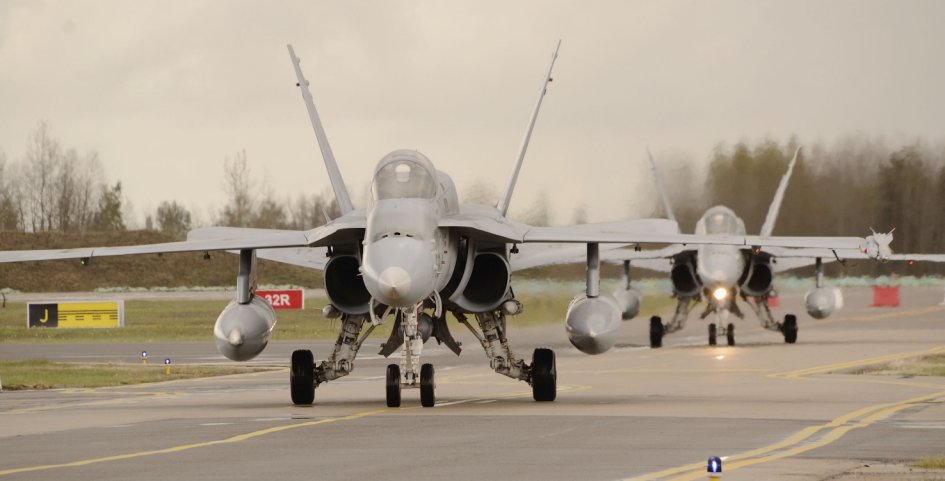 The Spanish Air Force, which is leading the current Baltic Air Policing detachment with four Hornets, has reported no aggressive flying from Russian pilots they have so far encountered.