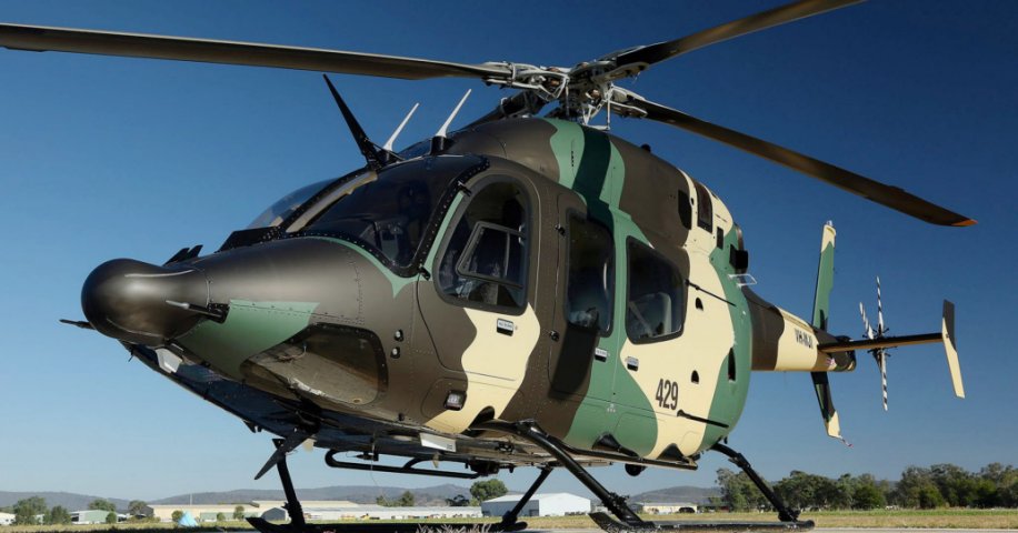 Seen in Australian Defence Force colours, the Bell 429 Global Ranger is being offered by Babcock for the country’s Land 2097 Phase 4 requirement for up to 16 air-transportable light helicopters for special forces work.