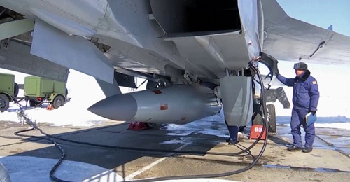The Russian Air Force's Kh-47M2 missile is a hypersonic weapon that can reportedly reach speeds of up to Mach 10. Such targets could pose challenges to conventional radar technology.