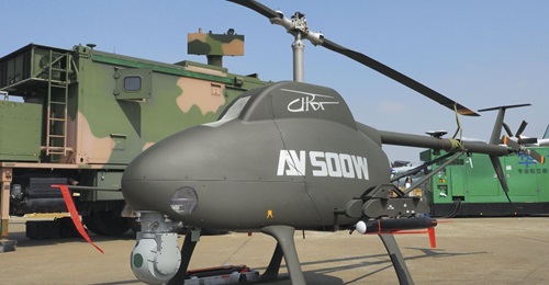 China's civil-military integration policy is intended to support the development of capabilities including unmanned systems such as this AV500W, which is based on a civilian platform and was developed by the Aviation Industry Corporation of China.
